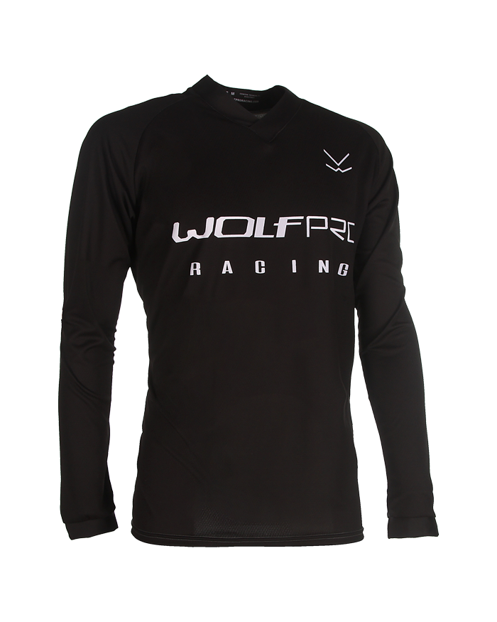 Camiseta negra Enduro - Wolfpro racing Barcelona