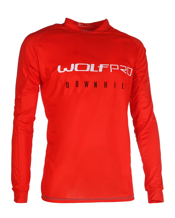 Camiseta Downhill Red | Wolfpro racing - Ropa personalizada
