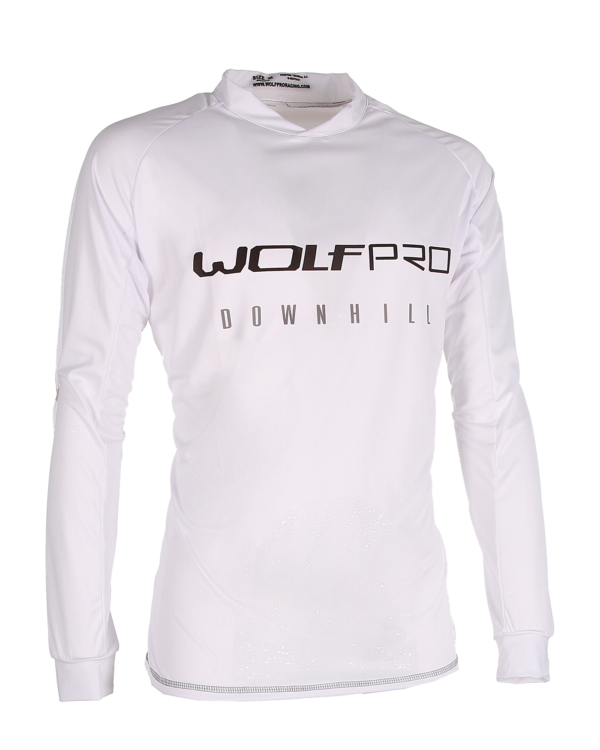 Camiseta Downhill White | Wolfpro racing - Ropa personalizada